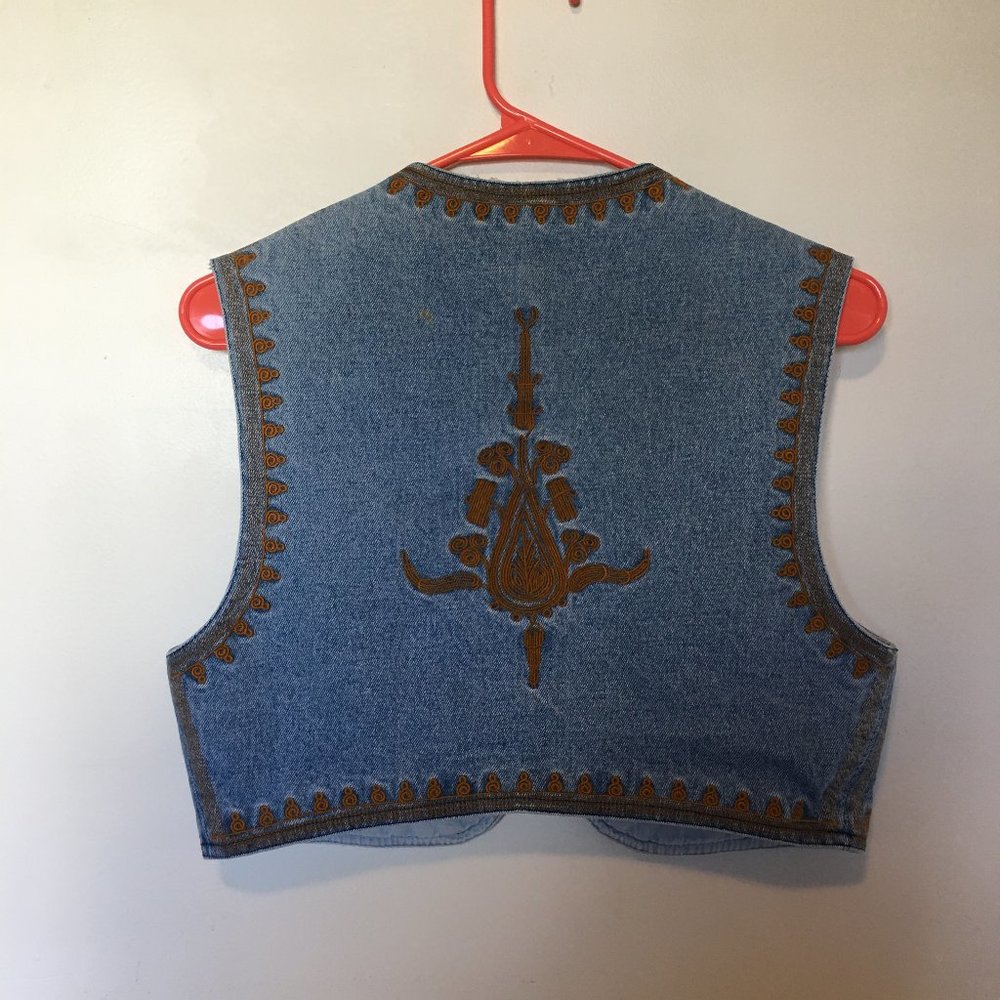 Cambridge Dry Goods Company Childrens Denim Vest - Picture 2 of 6